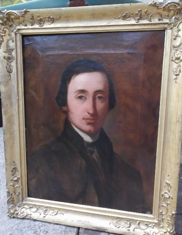 19th C. Portrait of a young man