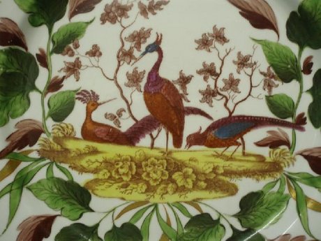 An Extremely Rare Pair of Minton Plates