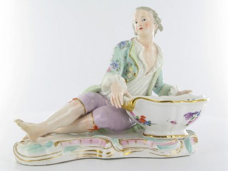 Figural Meissen Salt