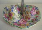 Midwinter Brama Chintz Cruet Set & Stand C1946