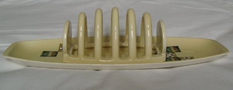 Carlton Ware Vintage Toast Rack And Breakfast Dish Set