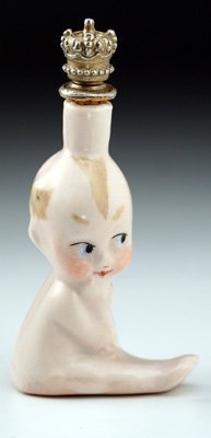 CROWN TOP KEWPIE DOLL SCENT PERFUME BOTTLE 2