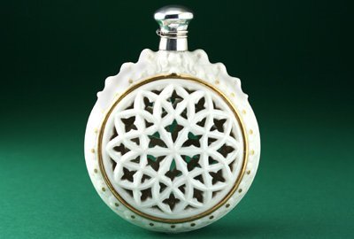 GRAINGER  IVORY PORCELAIN SCENT PERFUME BOTTLE