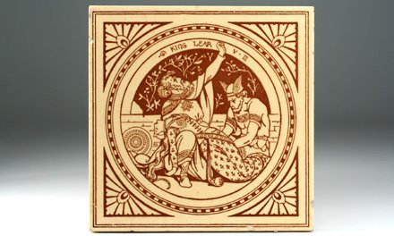 MINTONS SHAKESPEARE TILE #1 KING LEAR