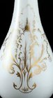 HAND ENAMELLED MILK GLASS OPALINE VASE, PROBABLY FRENCH