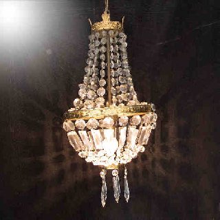 Antique Purse Chandelier