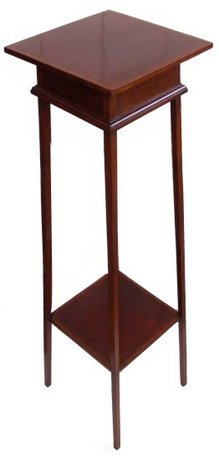 Edwardian inlaid plant stand