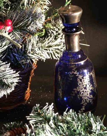 Cobalt Blue Decanter