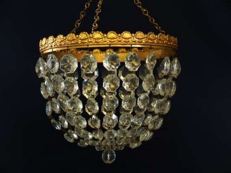 1930 Antique purse chandelier