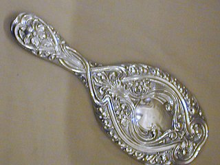 Silver Hand Mirror