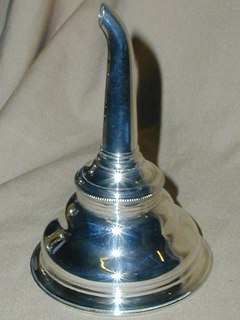 Silver Wine Funnel