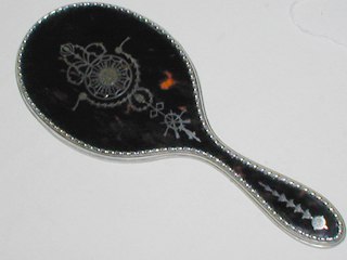 Silver & Tortoiseshell Hand Mirror