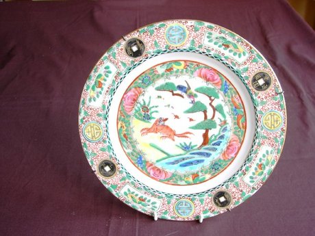 Famille Rose Plate