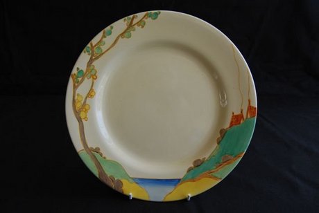 A Clarice Cliff SECRETS plate