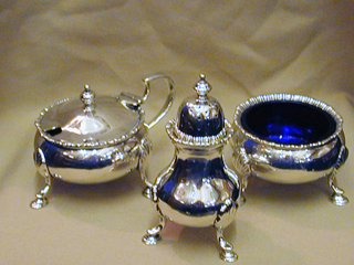 Silver Condiment Set