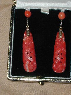 Coral Earrings