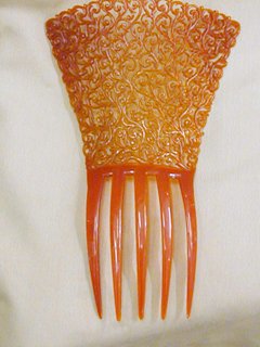 Celluloid Hair Comb