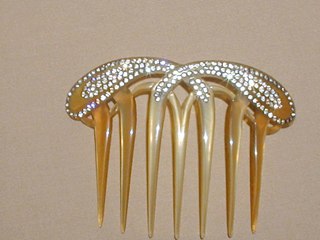 Celluloid Hair Comb