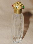 Cut Glass Perfume Bottle