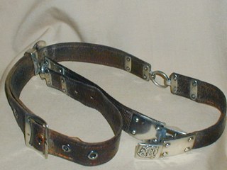 Leather Chatelaine Belt