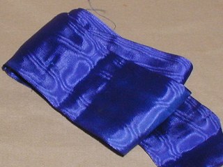 Blue Silk Ribbon