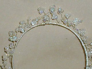 Crystal Bead Tiara