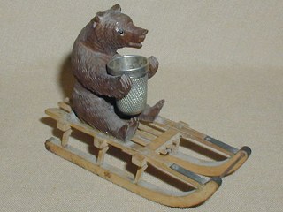 Bear Thimble Holder