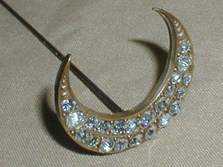 Crescent Hat Pin