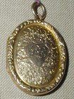 Gold Back & Front Locket