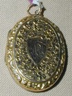 Gold Back & Front Locket