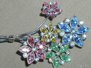 Flower Spray Pin