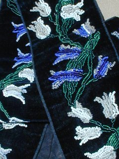 Beaded Velvet Ribbon