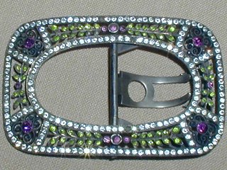 French Silver Buckle