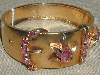 Silver Gilt Bangle