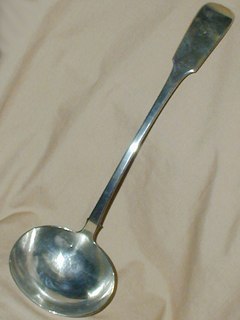 Silver Soup Ladle