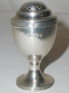 Georgian Silver Pepper