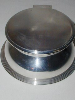 Silver Inkwell