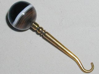 Agate Button Hook