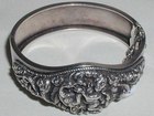 Silver Cherub Bangle