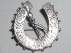 Silver Horseshoe Brooch