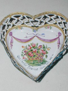 French Enamel Trinket Dish