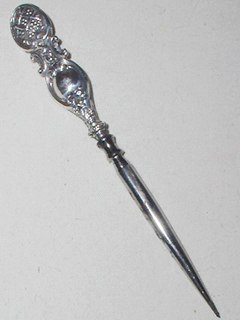 Silver Sewing Stiletto