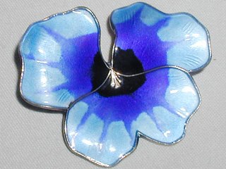 Pansy Brooch