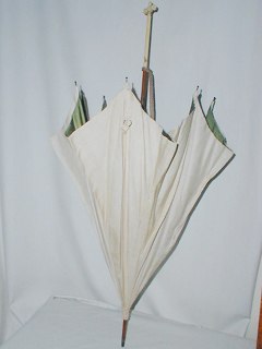 Ivory Silk Parasol