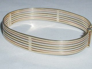 Three Gold Bangle