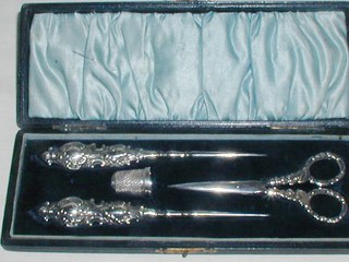 Silver Sewing Set