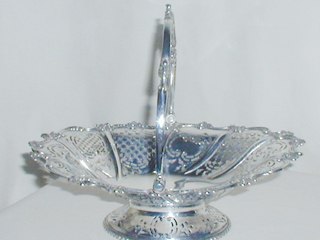 Silver Fruit Basket