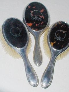 Silver Brush Set