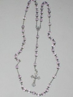 Silver Amethyst Rosary