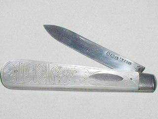 Silver Fruit Knife